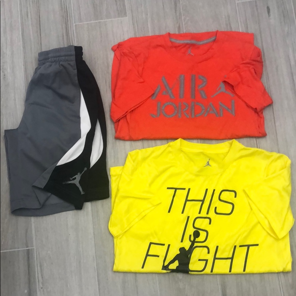 Jordan shirt and shorts